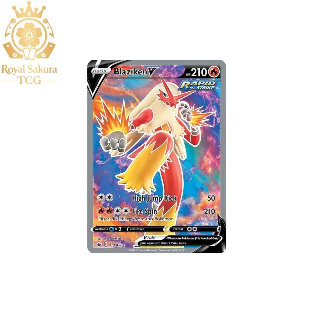 Blaziken V (Full Art) - SWSH06: Chilling Reign (SWSH06)