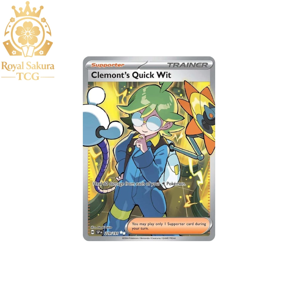 Clemont's Quick Wit 229/191 SV08 Surging Sparks