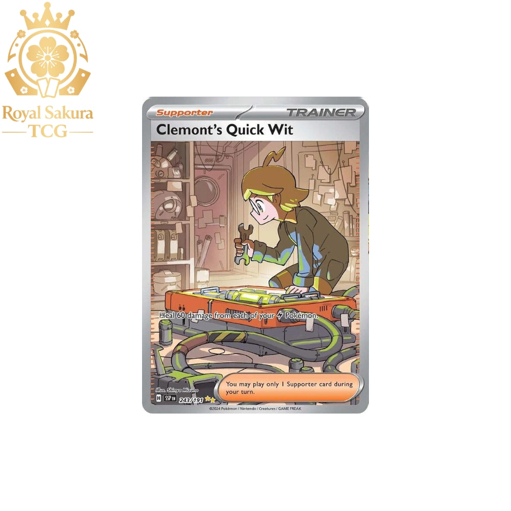 Clemont's Quick Wit 243/191 SV08 Surging Sparks