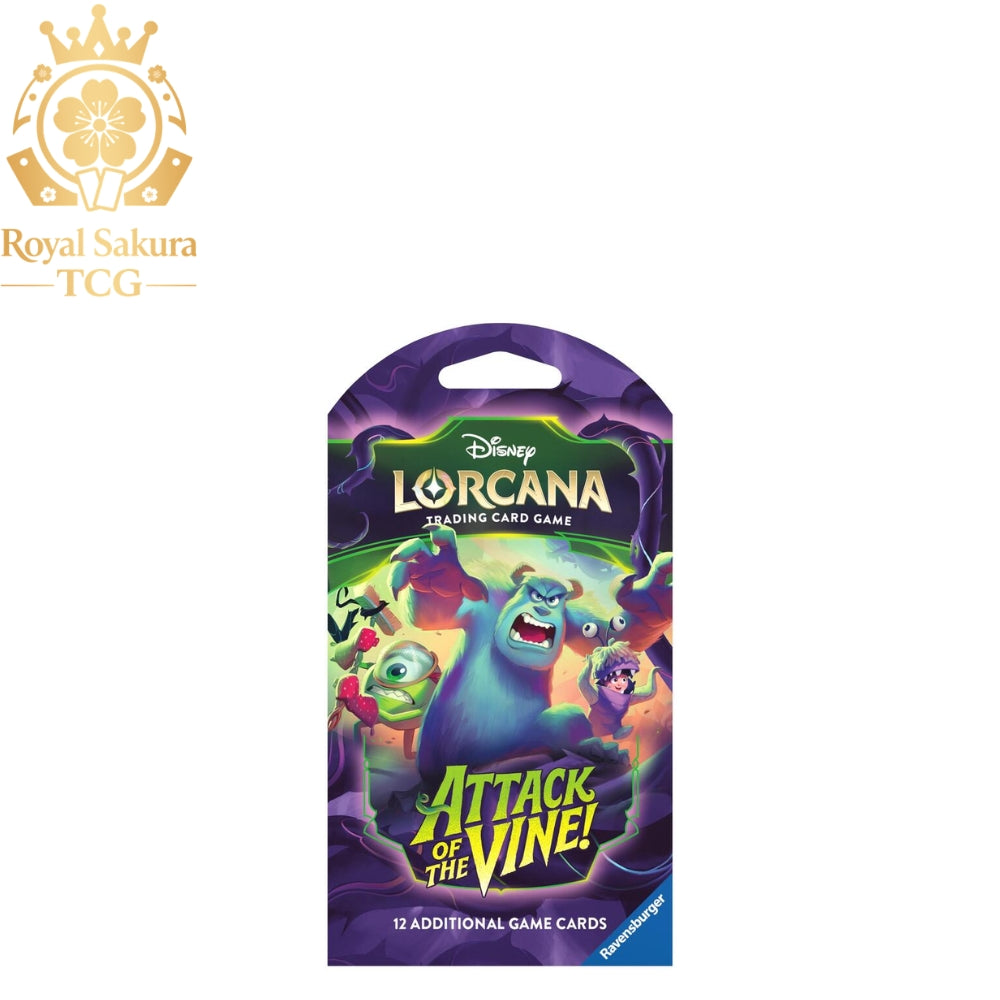 Disney Lorcana: Attack of the Vine! Sleeved Booster Pack