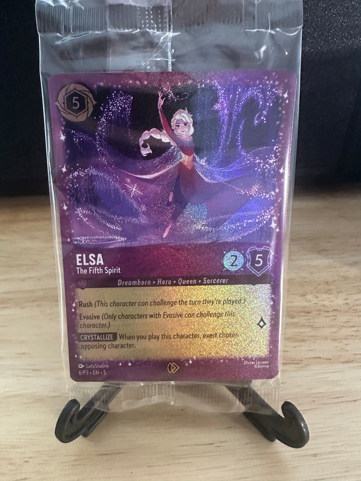 Elsa - The Fifth Spirit - Disney Lorcana Promo Card