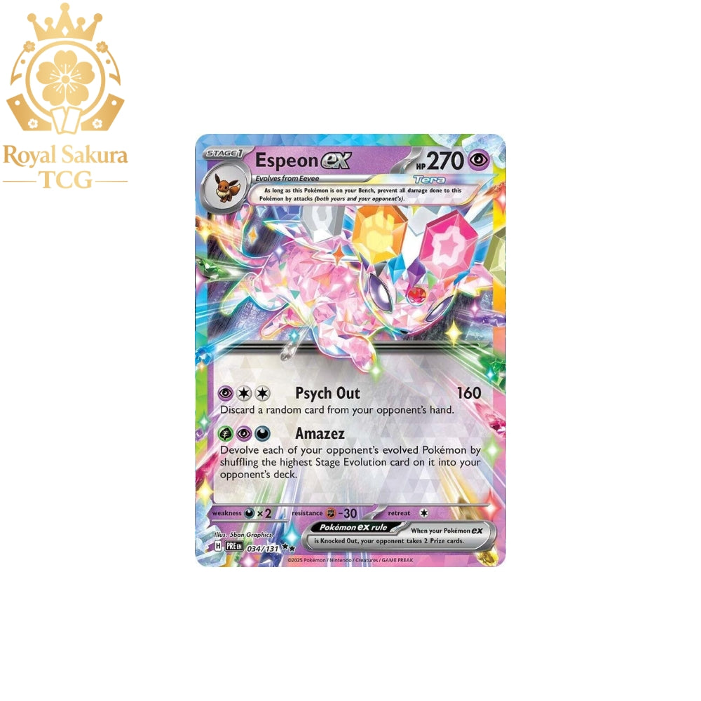 Espeon ex  034/131  SV Prismatic Evolutions