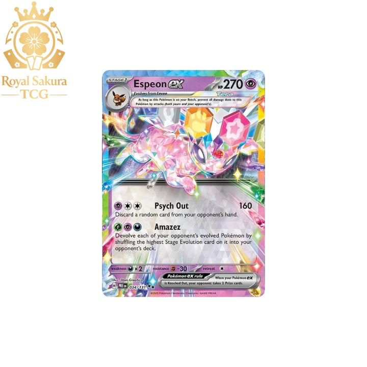 Espeon ex  034/131  SV Prismatic Evolutions