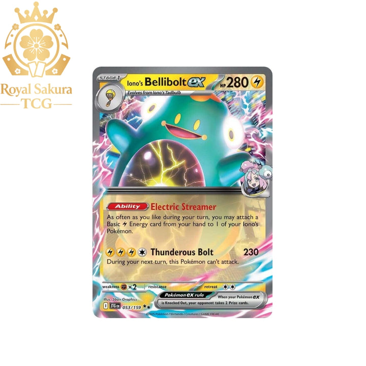 Iono's Bellibolt ex - 053/159 - SV09: Journey Together