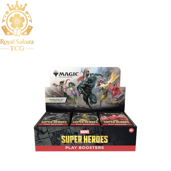 Marvel Super Heroes - Play Booster Display