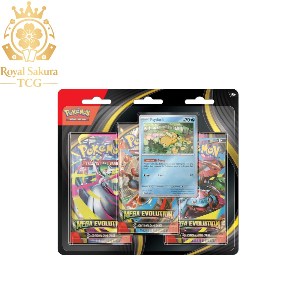 Mega Evolution 3 Pack Blister [Psyduck]