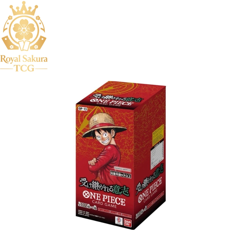 One Piece TCG Japanese OP-13 Carrying His on Will Booster Box Sealed