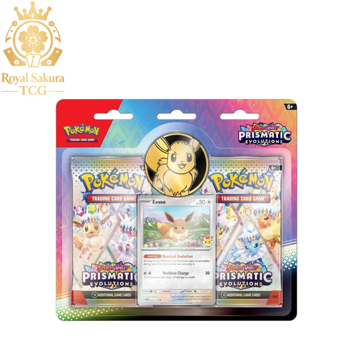 Pokemon Prismatic Evolutions 2Blister (Eevee)