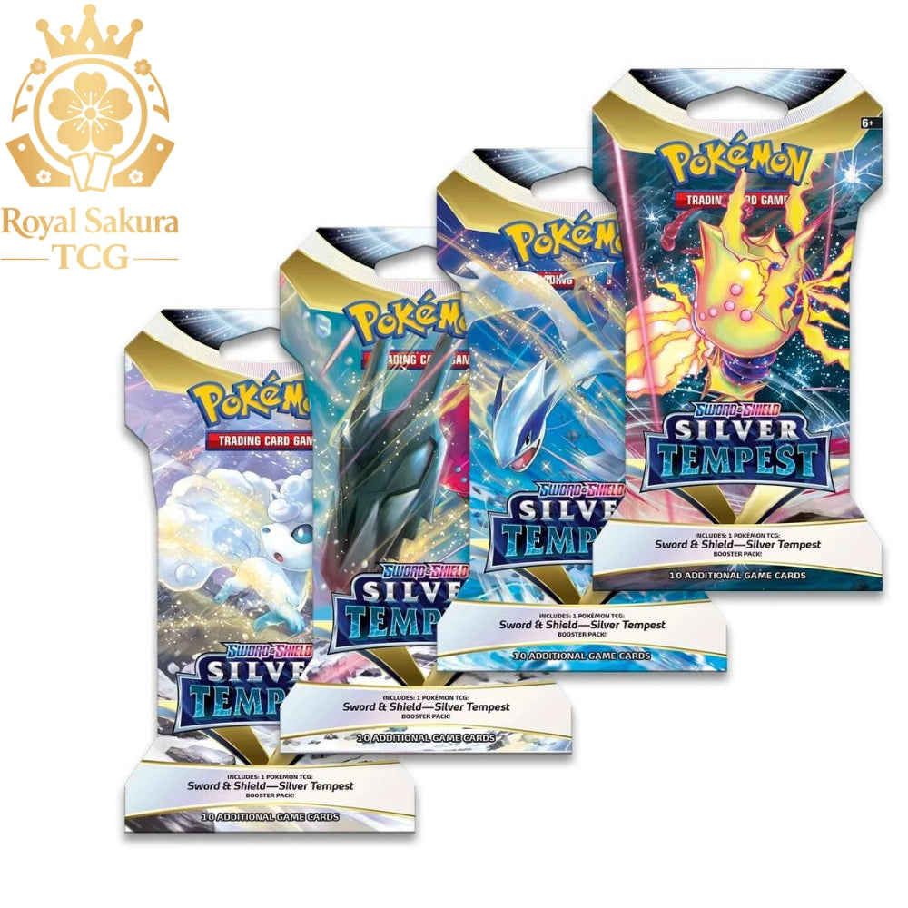 Silver Tempest Sleeved Booster Pack