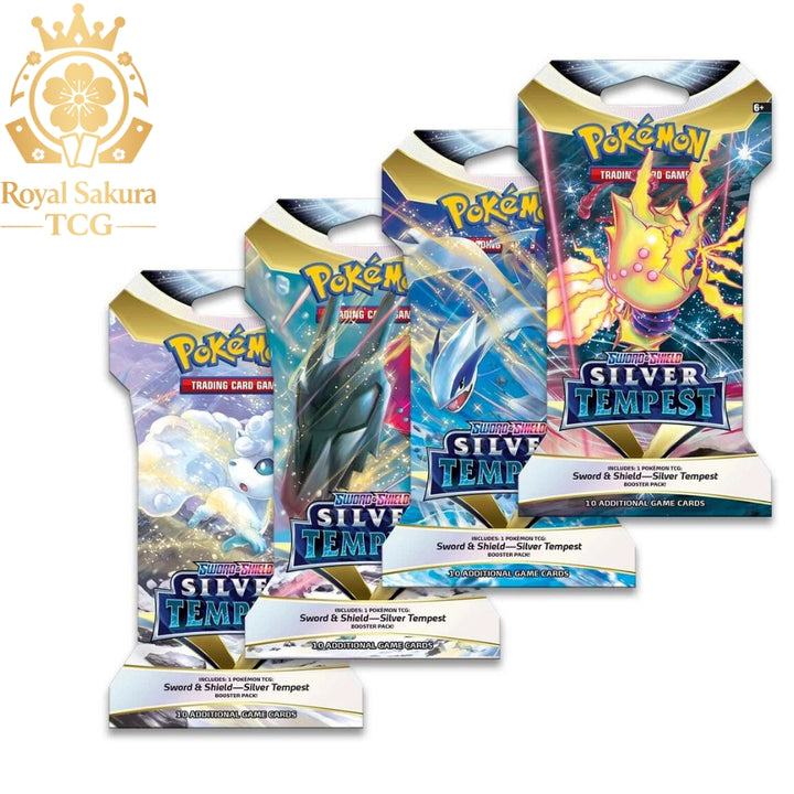 Silver Tempest Sleeved Booster Pack
