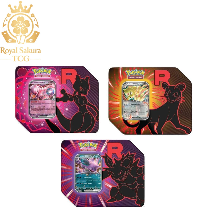 Team Rocket Tin (Mewtwo variety)