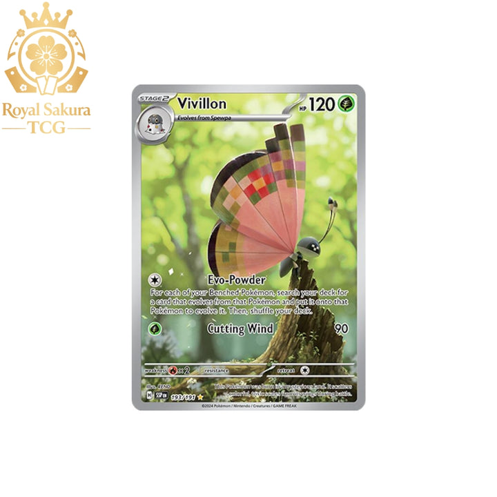 Vivillon 193/191  SV08 Surging Sparks